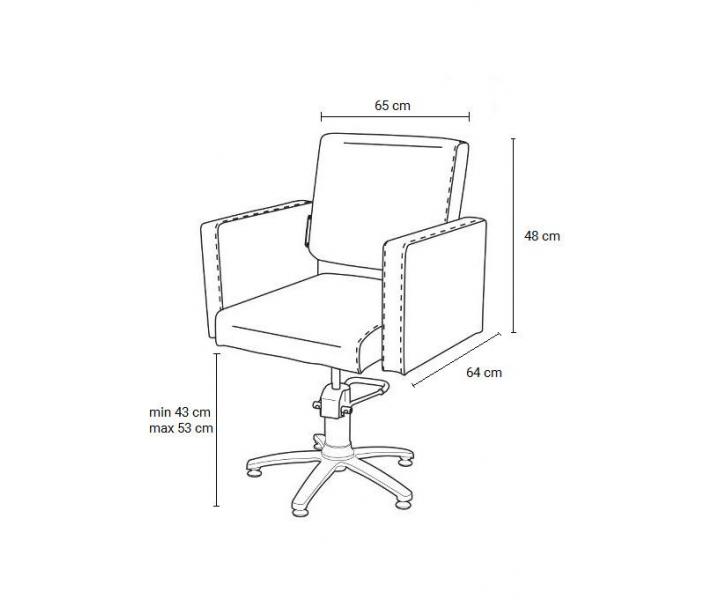 Kaderncke kreslo Original Best Buy Somme - ierne - II. akos - pretlaen opierka