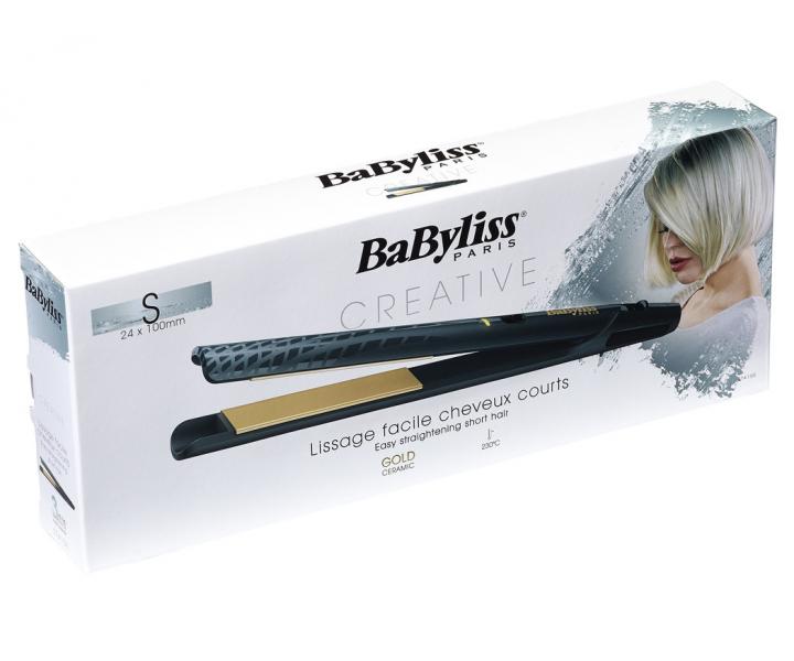 Žehlička na vlasy BaByliss Creative S ST410E - čierna
