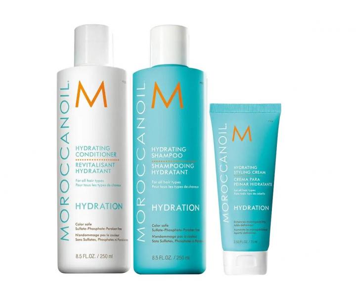 Letn balek pre hydratciu vlasov Moroccanoil Hydration Beauty in Bloom + krm 75 ml zadarmo