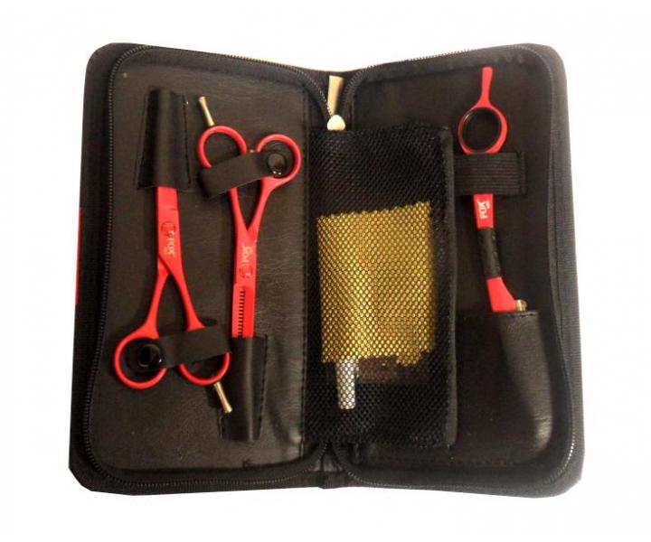 Sada kadernckych nonc Color Fox Red 5,5" + britva - erven