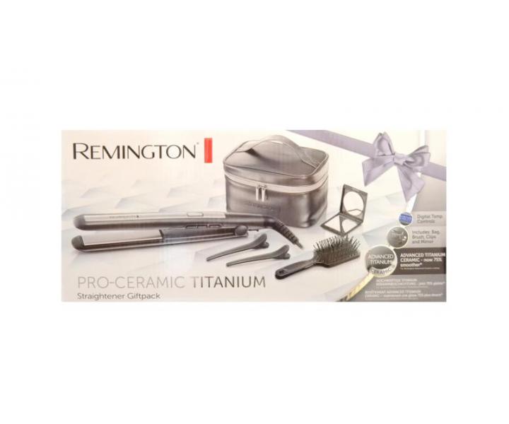 Dar�ekov� sada �ehli�ky na vlasy Remington Pre Ceramic Titanium S5506GP - po�koden� obal