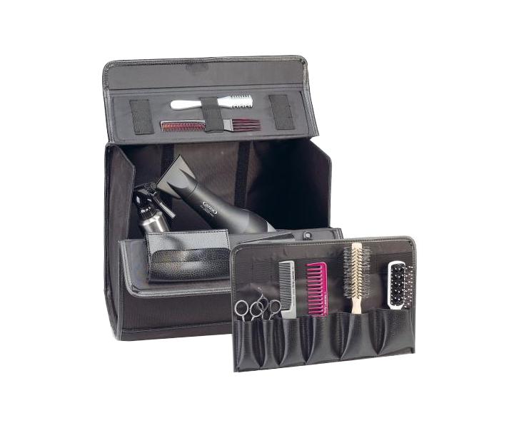 Kaderncky kufrk s teleskopickou rukovou Sibel Pilotrol - ierny