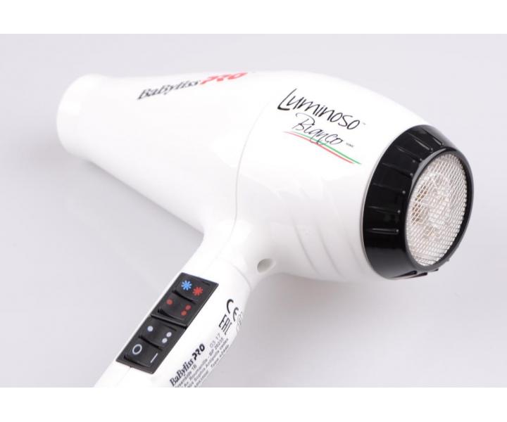 Fn na vlasy BaByliss Pre Luminoso Bianco-2100 W, biely