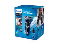 Elektrick� holiaci stroj�ek Philips S5572/10, 9 W - modr�/�ierny