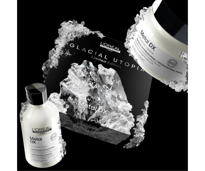 Dar�ekov� sada pre farben� a po�koden� vlasy Lor�al Professionnel Serie Expert Metal Detox Duo