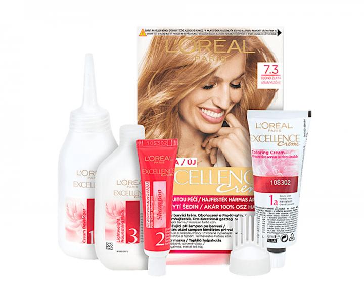Permanentn� farba Lor�al Excellence 7.3 blond zlat�