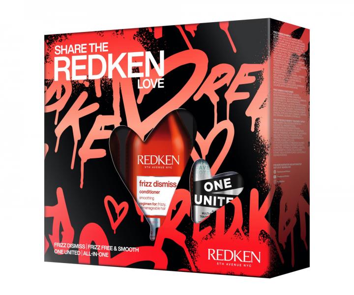 Darekov sada na uhladenie krepatch a nepoddajnch vlasov Redken Frizz Dismiss
