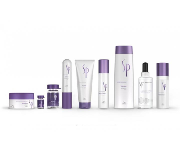 ampn pre pokoden vlasy Wella Professionals SP Repair Shampoo - 250 ml