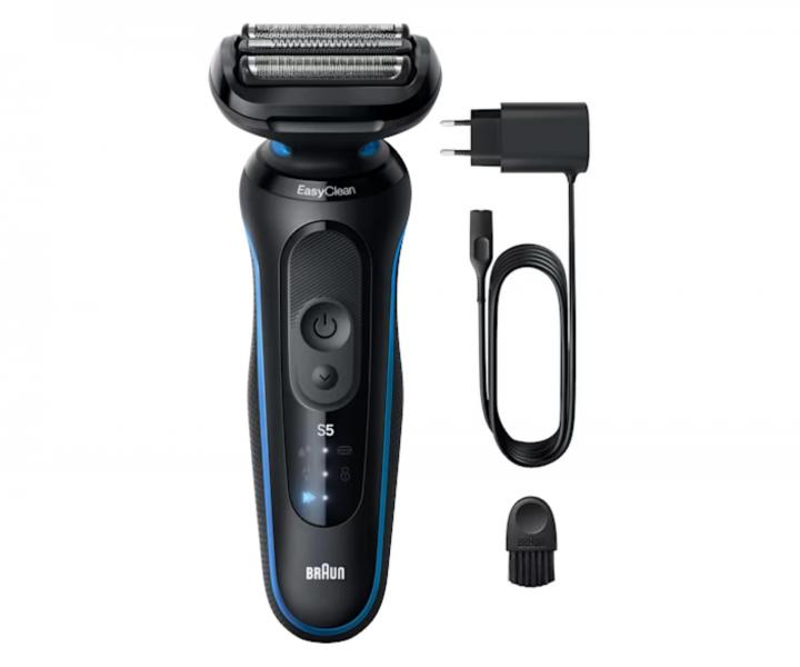 Planetov holiaci strojek Braun Series 5 52-B1000s - ierno-modr