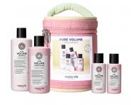 Dar�ekov� sada pre objem jemn�ch vlasov Maria Nila Pure Volume Beauty Bag + kozmetick� ta�ka zdarma