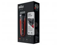 Plan�etov� holiaci stroj�ek Braun Series 3 ProSkin 300s - �erven�