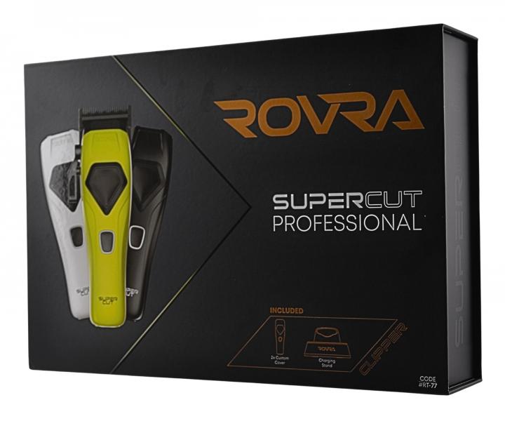Profesion�lny strihac� stroj�ek na vlasy s vymenite�n�mi krytmi Rovra Super Cut Professional 5209 - neonovo zelen�/biela/�ierna