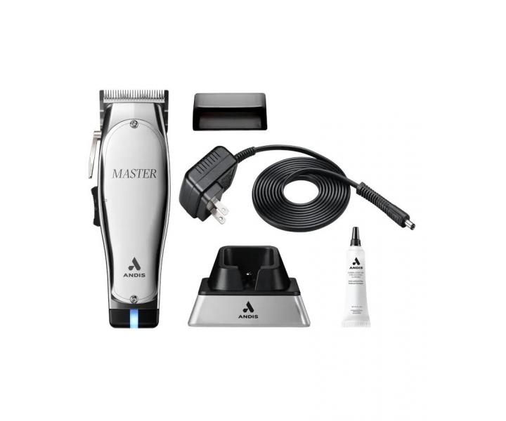 Profesionlny strojek na vlasy Andis Master Cordless Clipper 12665 - strieborn