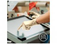 Nitrilov rukavice Espeon Nitril Sparkle - 100 ks, perleov zlat, vekos S