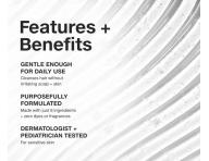 Jemne istiaci ampn pre citliv pokoku hlavy Paul Mitchell Clear Sensitive Essential Shampoo - 300 ml