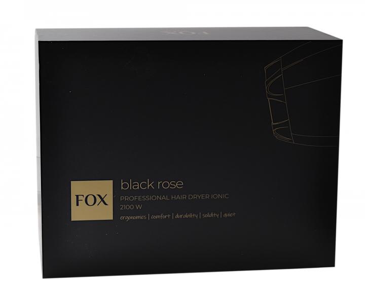 Fn na vlasy Fox Black Rose - 2100 W, ierny