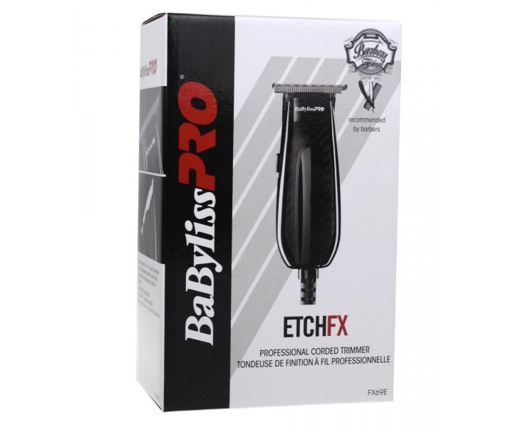 Profesionlny kontrovaci strojek BaByliss Pro Etch FX69E - sieov, ierny