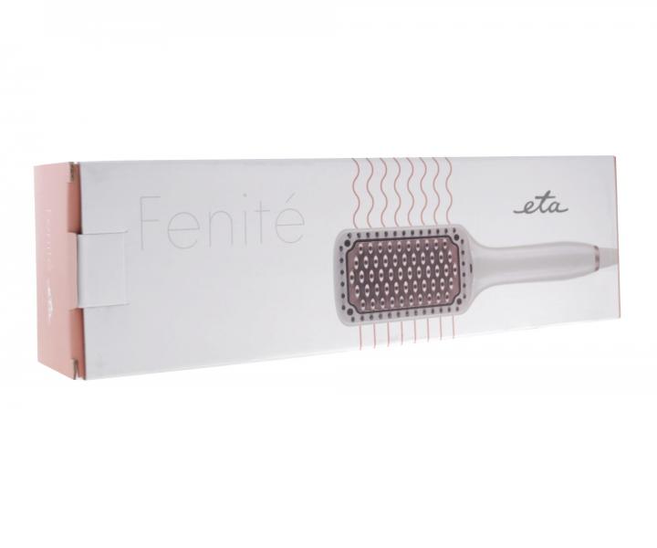 Nahrievacia ehliaca kefa na vlasy ETA Fenit - biela