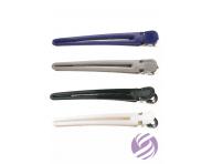 Klipsy do vlasov Sibel plast/hlink - 10 cm, farebn, 12 ks