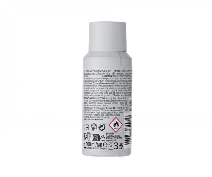 Lak na vlasy so silnou fixciou Schwarzkopf Professional Osis + Session - 100 ml