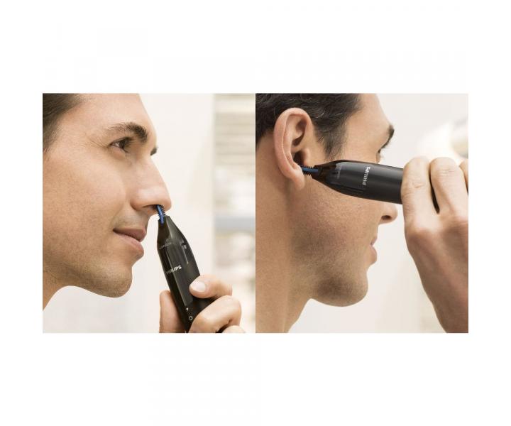 Zastrihva chpkov v nose a uiach Philips NT1650/16 - ierny