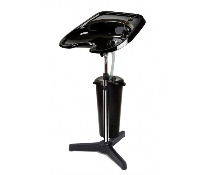 Kadern�cka um�vacie misa Sibel Luxe - prenosn�, �ierna - s odpadovou n�dobou