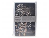 Sada ozdobnch vlseniek a hrebienkov Sibel Festive Hair Pins Golden Color Kit - 13 ks, zlat