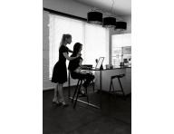 Skladacie kaderncke zrkadlo Sibel i-mirror ierne - 23,3 x 31,8 cm