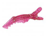 Klipsy do vlasov Sibel Gator Glossy Lips - 11 cm, ru�ov�, �lt�, 6 ks