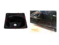 Keramick� um�vadlo pre Barber sal�ny Detail DHS033 - �ierne - II. akos� - �krabance