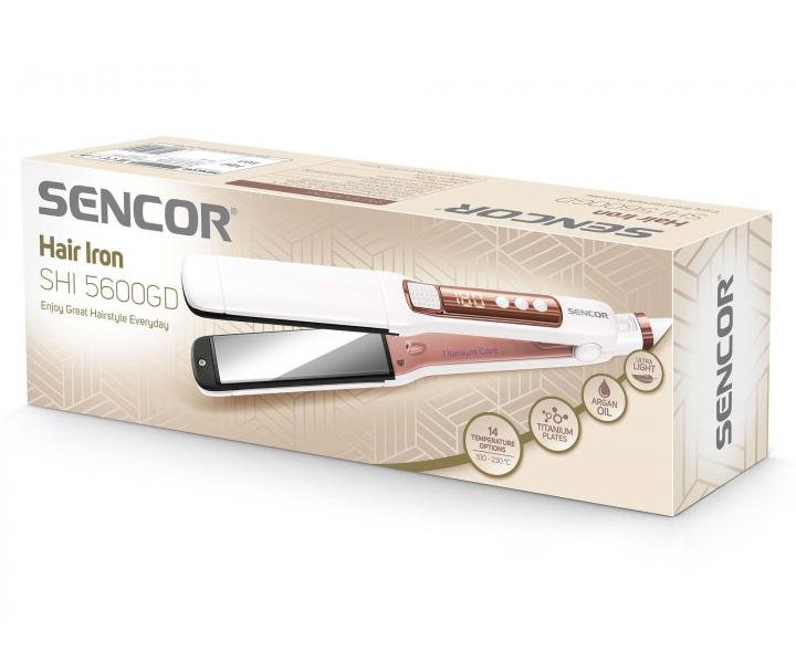 ehlika na vlasy Sencor SHI 5600GD - perleov biela / ruov