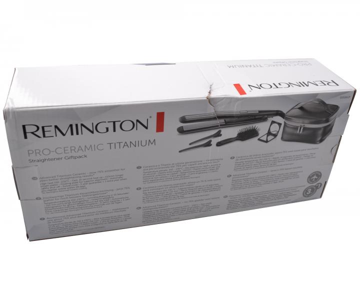 Dar�ekov� sada �ehli�ky na vlasy Remington Pre Ceramic Titanium S5506GP - po�koden� obal