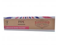 Protimykov podloka pre holisk a kaderncke pomcky Fox Barber Tool Mat - ierna