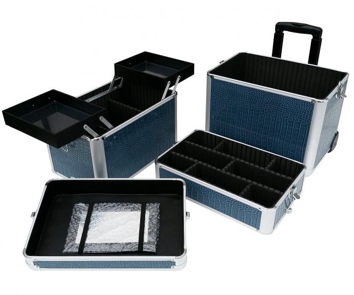 Sek�n� kufor na kolieskach Hairway, tmavo modr�