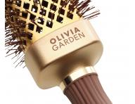 tvorhrann fkacia kefa na vlasy Olivia Garden Expert Blowout Straight Gold & Brown - 40 mm
