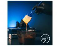 Latexov rukavice Espeon Latex Black - 100 ks, ierne, vekos M