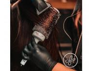 Vinylov rukavice Espeon Vinyl Plus - 100 ks, ierne, vekos L