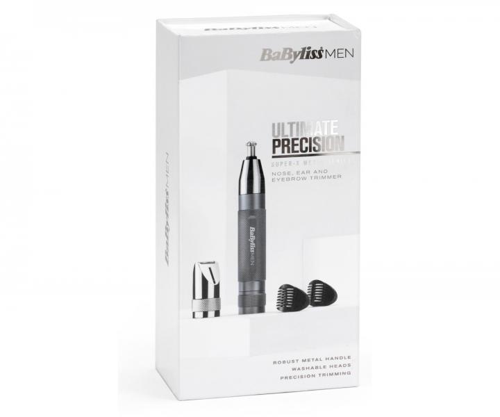 Multifunkn zastrihva unch a nosnch chpkov BaByliss Ultimate Precision E116E- strieborn