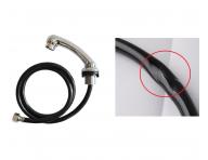 Sp��ka s plastovou hadicou pre um�vac� box Detail - chr�m, �ierna - II. akos� - otlaky na hadici