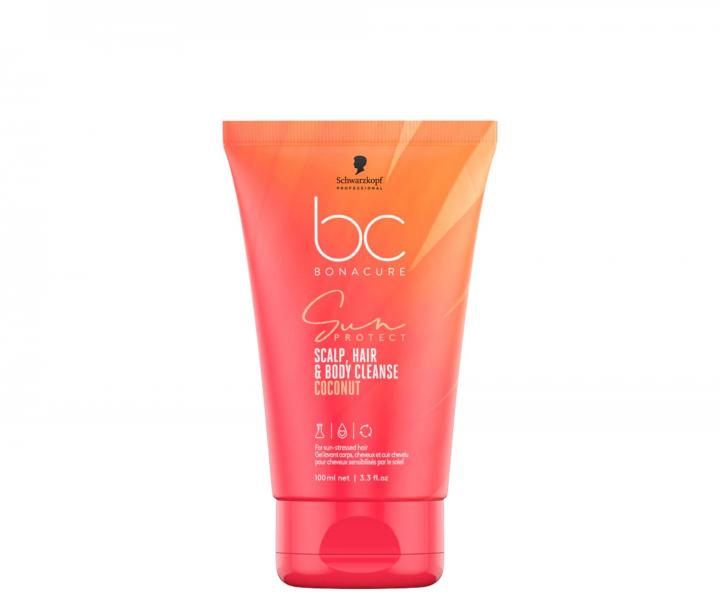 Cestovn� sada pre vlasy nam�han� slnkom Schwarzkopf Professional BC Bonacure Sun Protect + 2 kozmetick� ta�ky zadarmo