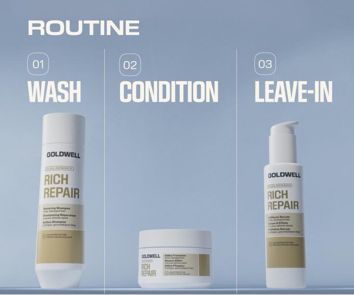Rad pre such� a po�koden� vlasy Goldwell Dualsenses Rich Repair