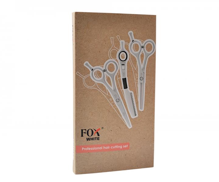 Sada kadernckych nonc Fox Color White 5,5" + britva - biela