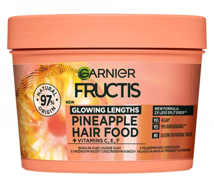 Rad pre dlh vlasy s rozstrapkanmi konekmi Garnier Fructis Pineapple Hair Food