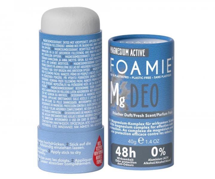 P�nsky tuh� dezodorant s hor��kom Foamie Refresh - 40 g