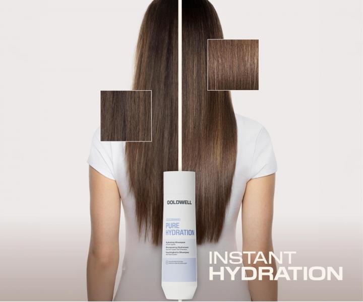 Hydrata�n� �amp�n pre v�etky typy vlasov Goldwell Dualsenses Pure Hydration Hydrating Shampoo - 250 ml