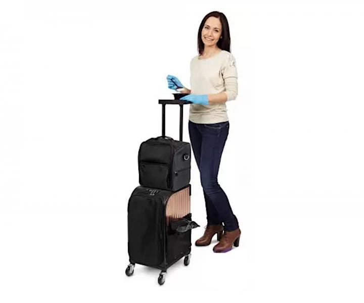 Kaderncky kufor Sibel Rollercoaster Stoolcase Titanium - siv