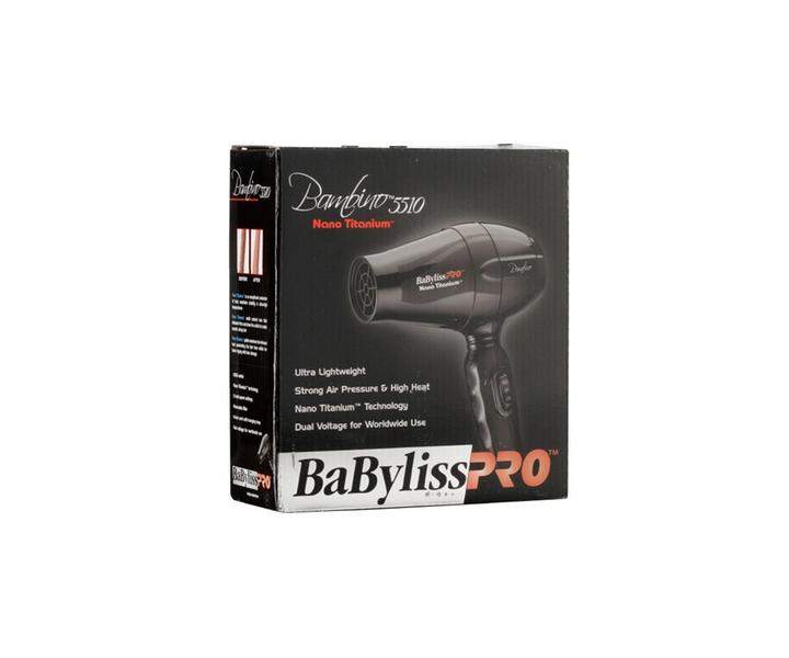 Cestovn fn BaByliss Pro Bambino - 1200 W, ierny
