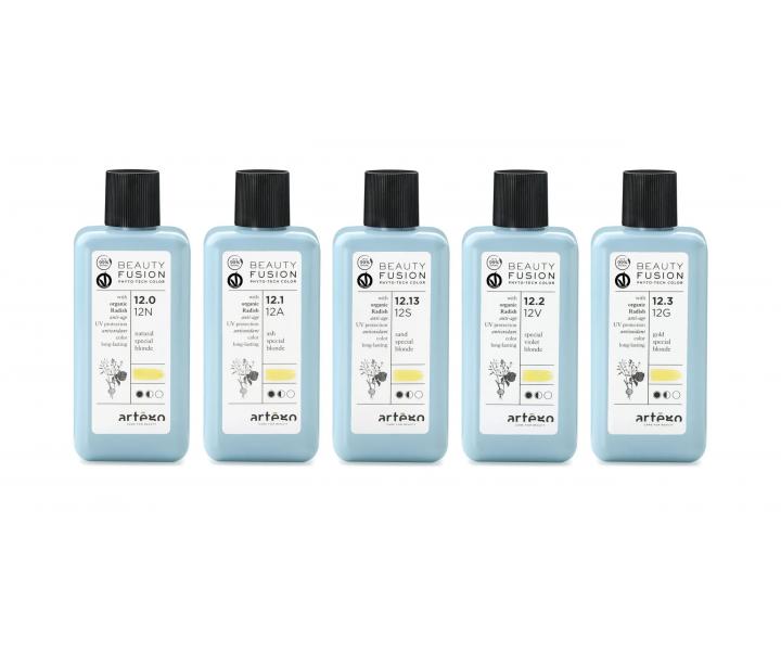 Farba na vlasy Artgo Beauty Fusion Phyto-Tech 100 ml - 12.13, pieskov pecilna blond