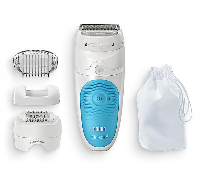 Dmsky epiltor s prsluenstvom Braun Silk-pil 5 - 605 Blue