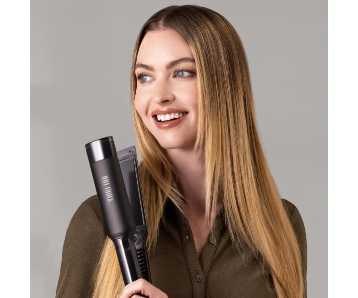 Profesionlna parn ehlika na vlasy Hot Tools Steamstyler - ierna